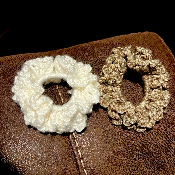 Crocheted Scrunchies 2pc set - Picture 1 of 1